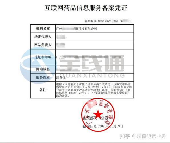 广州公司办理互联网药品信息服务备案